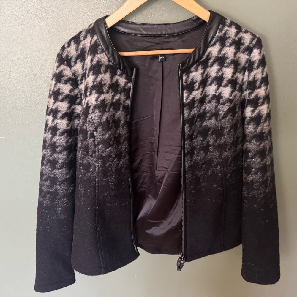 Linea Domani Black and Gray Women's Jacket